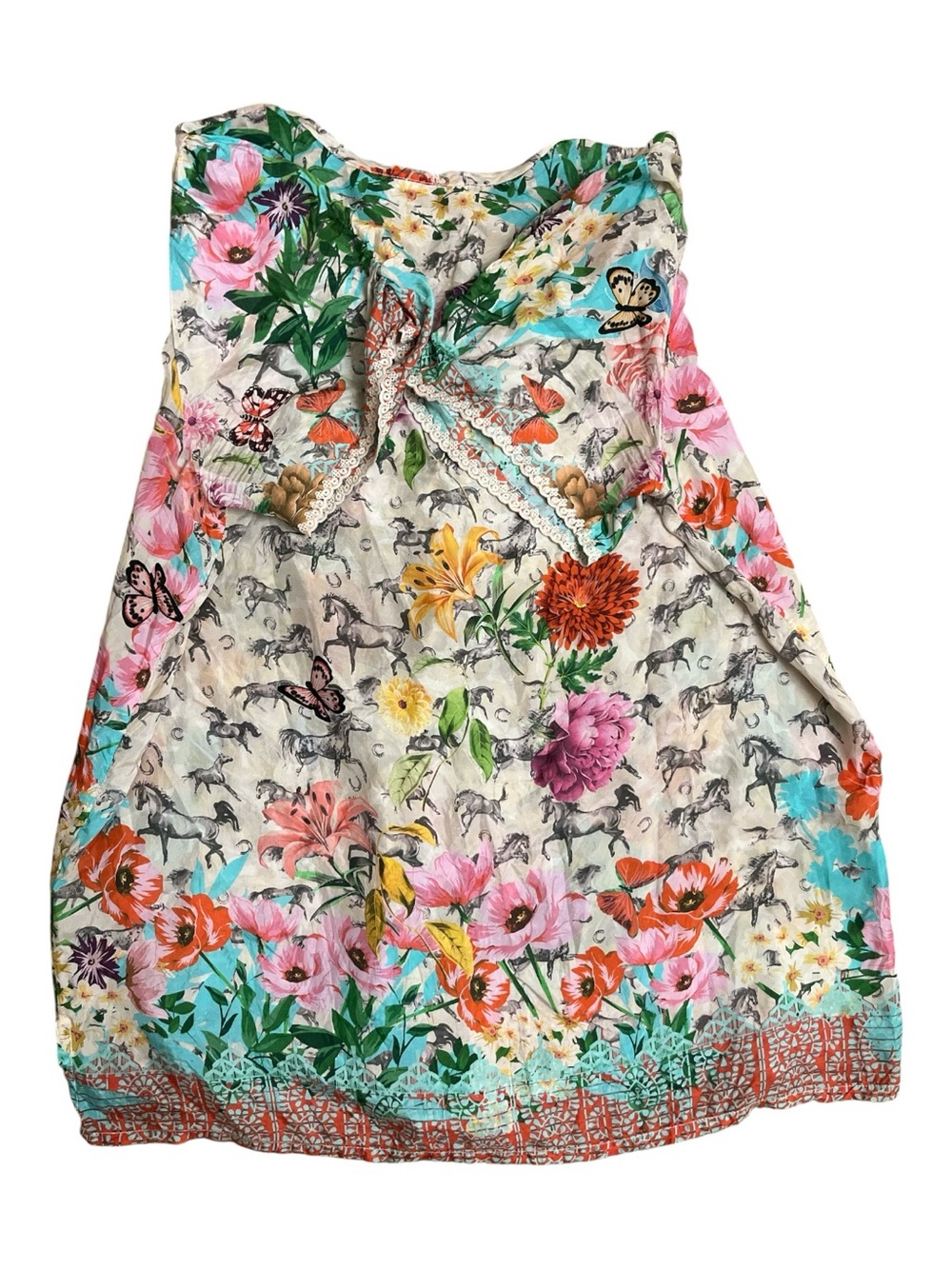 JOHNNY WAS LACE GARDEN MAI TUNIC - Picture 4 of 7